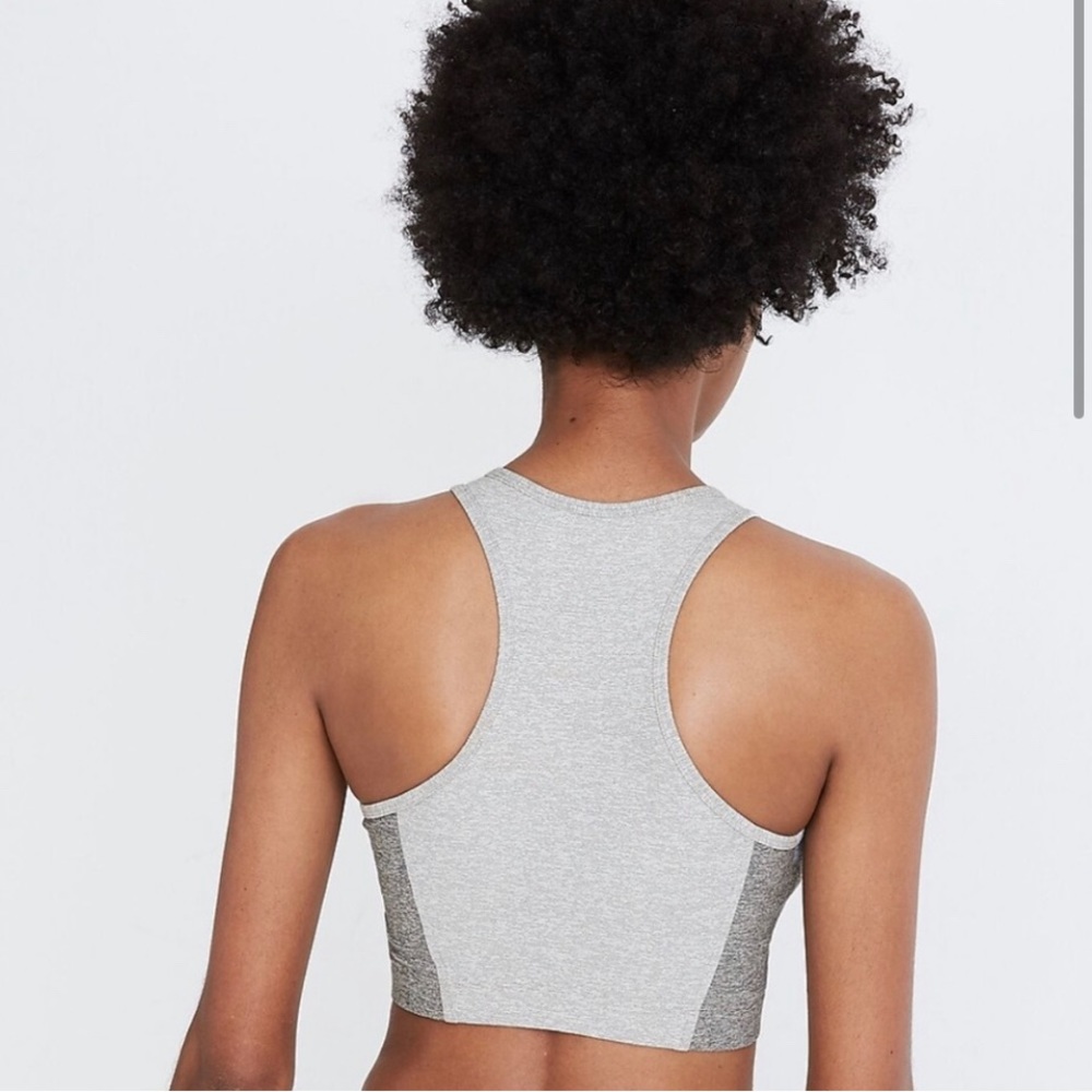 Outdoor Voices Athena Two Tone Crop Top Sports Bra - Picture 2 of 10